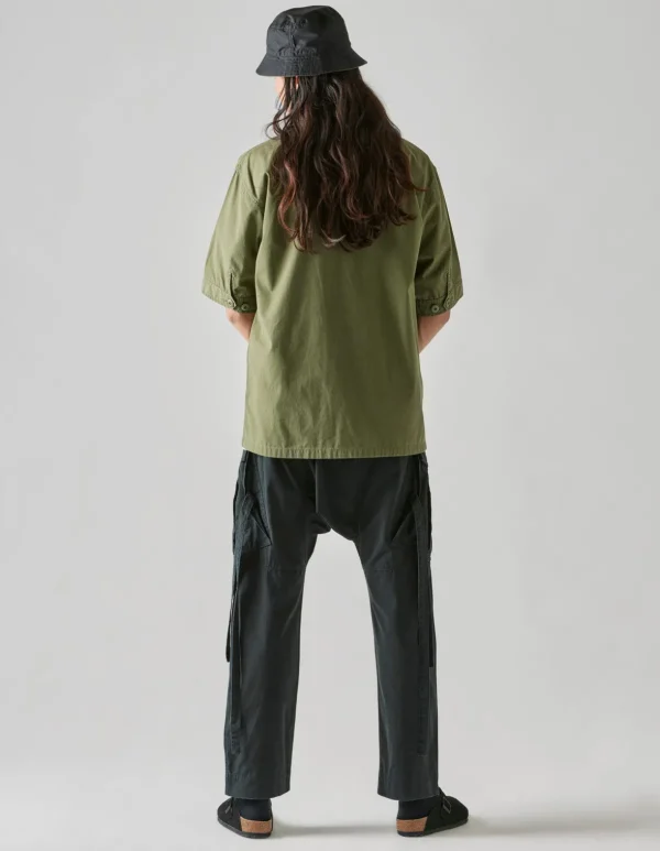 Maharishi Shirts*4513 Advisor'S Overshirt Olive Og-107F