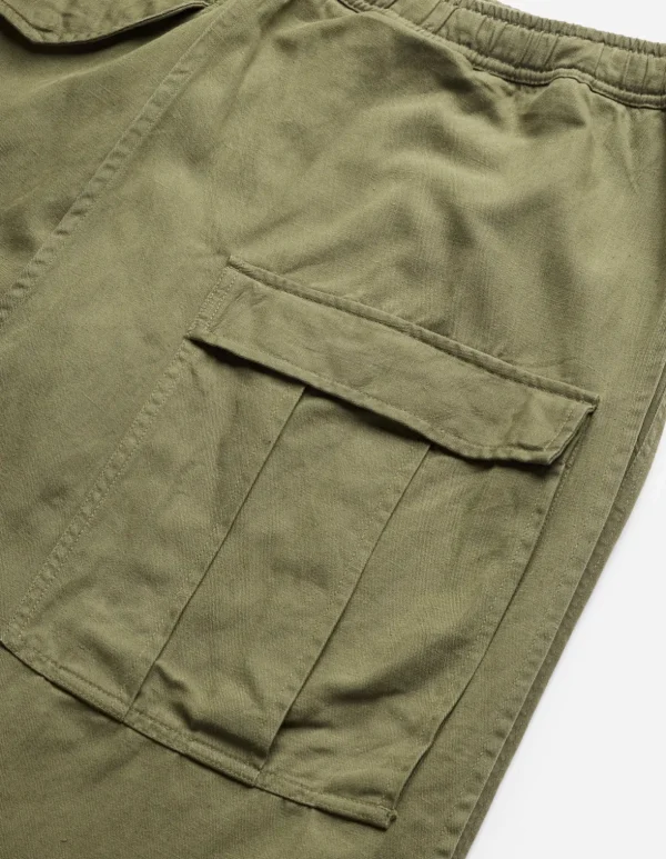 Maharishi Cargo Pants*4588 Asym Cargo Hakama Pants Olive Og-107F