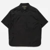 Maharishi Shirts*4298 Asym Monk Shirt Black