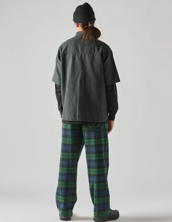 Maharishi Shirts*4512 Asym Monk Shirt Black