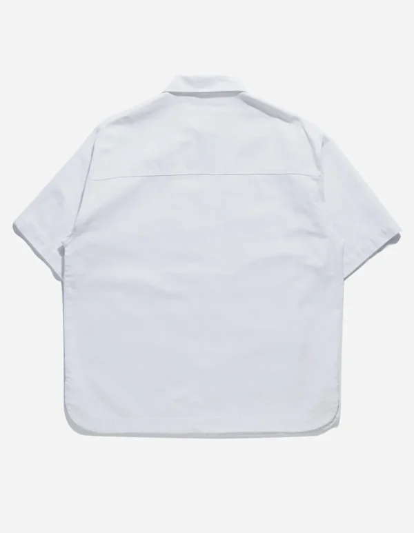 Maharishi Shirts*4512 Asym Monk Shirt White