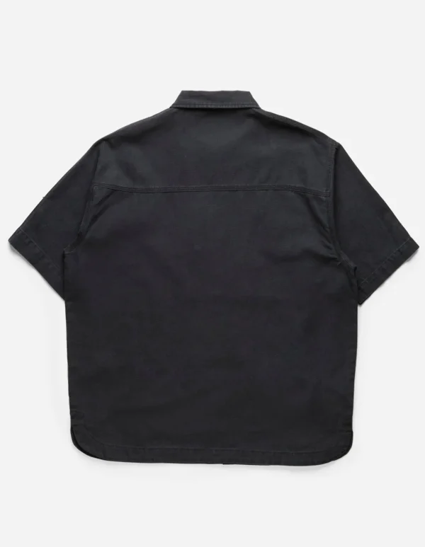 Maharishi Shirts*4512 Asym Monk Shirt Black