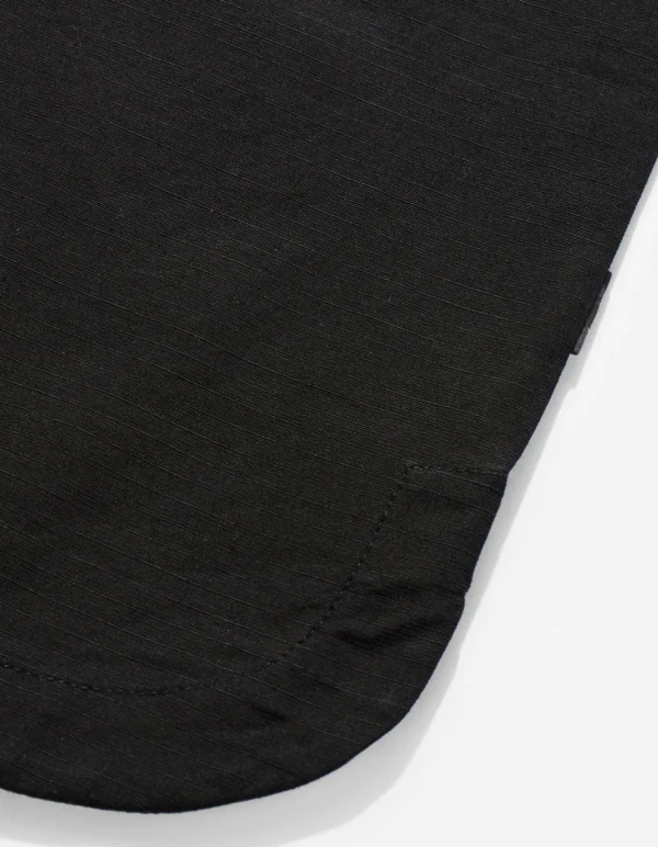 Maharishi Shirts*4298 Asym Monk Shirt Black