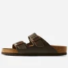 Maharishi Lifestyle*Birkenstock Arizona Natural Leather Dark Brown