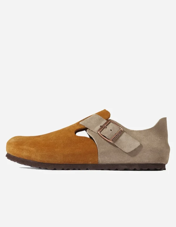 Maharishi Lifestyle*Birkenstock London Sfb Suede Leather Mink/Taupe
