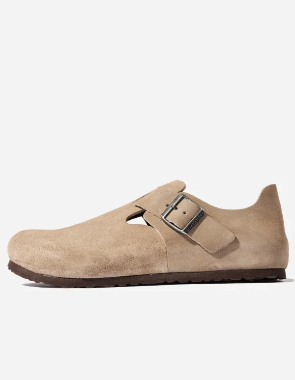Maharishi Lifestyle*Birkenstock London Sfb Suede Leather Taupe