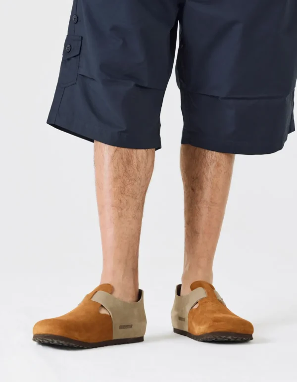 Maharishi Lifestyle*Birkenstock London Sfb Suede Leather Mink/Taupe