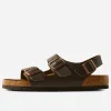 Maharishi Lifestyle*Birkenstock Milano Natural Leather Dark Brown