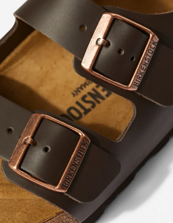 Maharishi Lifestyle*Birkenstock Milano Natural Leather Dark Brown