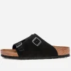 Maharishi Lifestyle*Birkenstock Zurich Bs Suede Leather Black