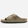 Maharishi Lifestyle*Birkenstock Zurich Bs Suede Leather Taupe