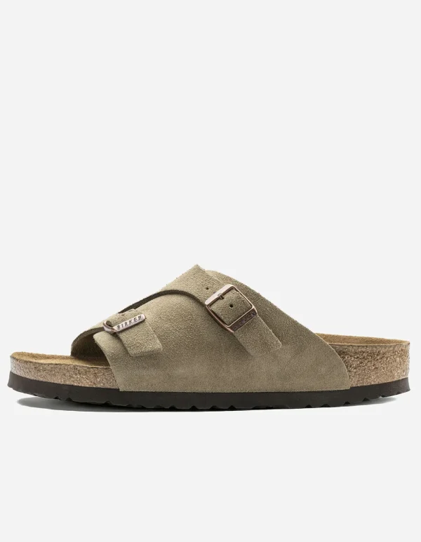 Maharishi Lifestyle*Birkenstock Zurich Bs Suede Leather Taupe