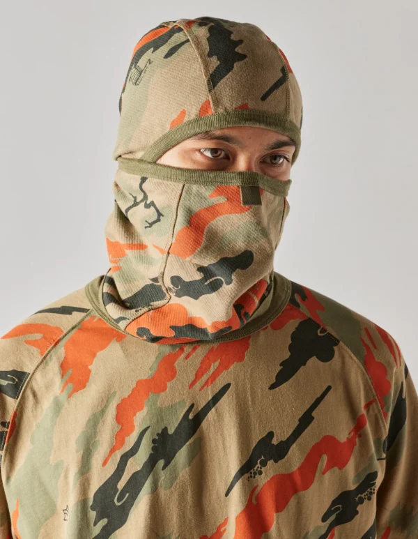 Maharishi Hats And Scarves*4528 Camo Barbute Balaclava Blaze Woodland
