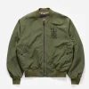 Maharishi Jackets*4289 Camo Reversible Flight Jacket Mint Gold/Olive