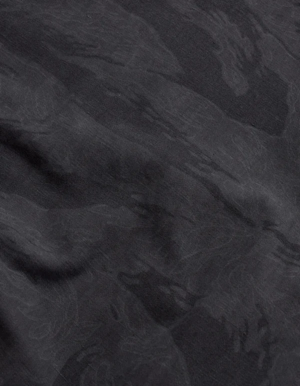 Maharishi Jackets*4289 Camo Reversible Flight Jacket Subdued Night/Black