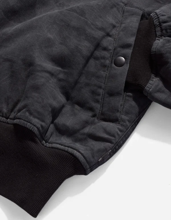 Maharishi Jackets*4289 Camo Reversible Flight Jacket Subdued Night/Black