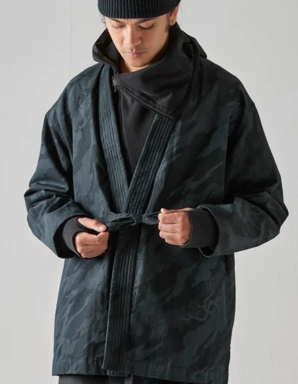 Maharishi Kimonos*4516 Camo Shinobi Hemp Kimono Subdued Night