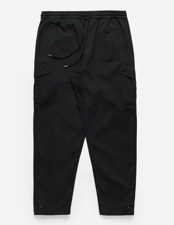 Maharishi Cargo Pants*4514 Cargo Track Pants Blk-108F Black