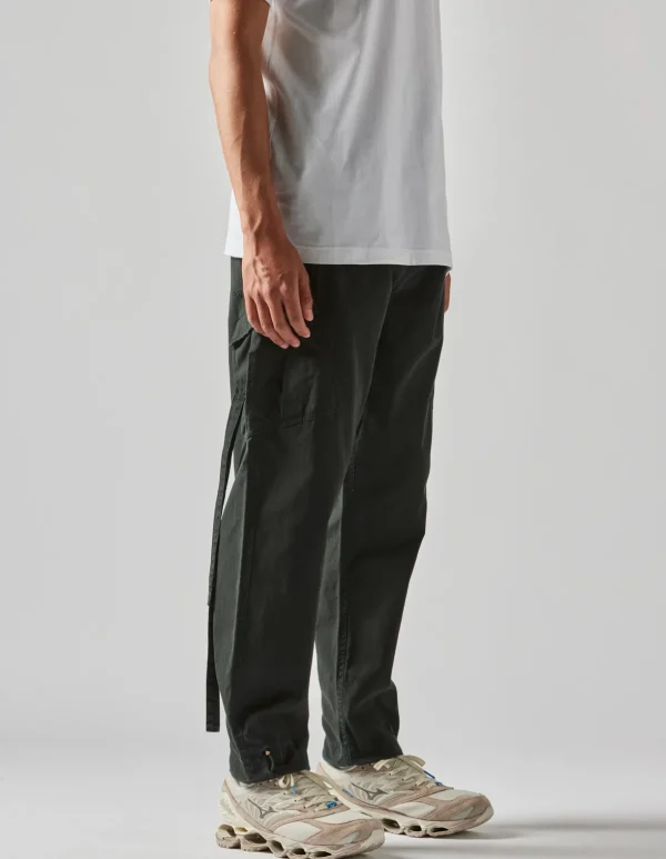Maharishi Cargo Pants*4514 Cargo Track Pants Blk-108F Black