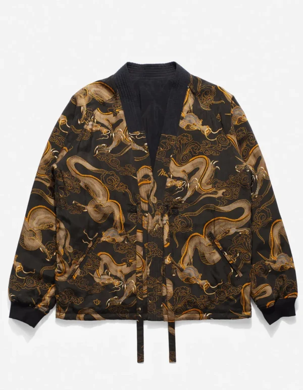 Maharishi Kimonos*4220 Cloud Dragon Reversible Kimono Golden Black