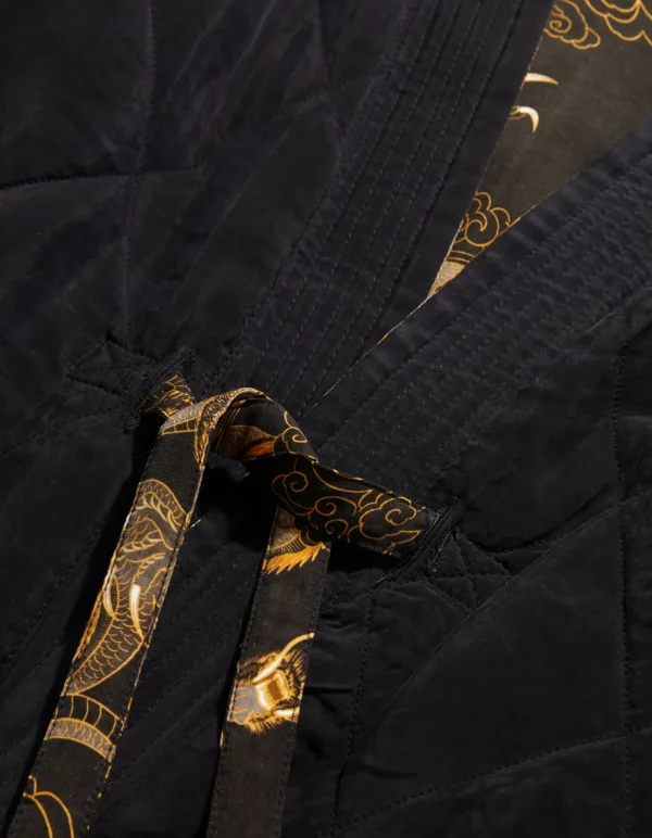 Maharishi Kimonos*4220 Cloud Dragon Reversible Kimono Golden Black