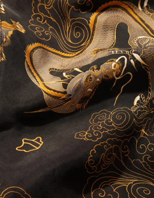 Maharishi Kimonos*4220 Cloud Dragon Reversible Kimono Golden Black