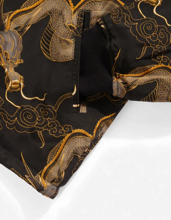 Maharishi Kimonos*4220 Cloud Dragon Reversible Kimono Golden Black