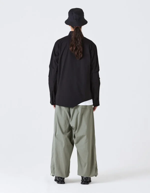 Maharishi Shirts*4235 Cordura® Nyco® Tech Travel Shirt Black
