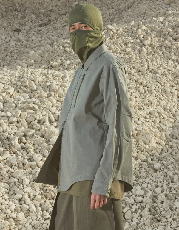 Maharishi Shirts*4235 Cordura® Nyco® Tech Travel Shirt Sage