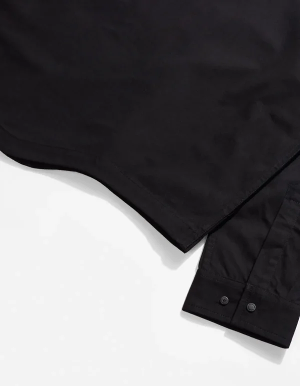Maharishi Shirts*4235 Cordura® Nyco® Tech Travel Shirt Black