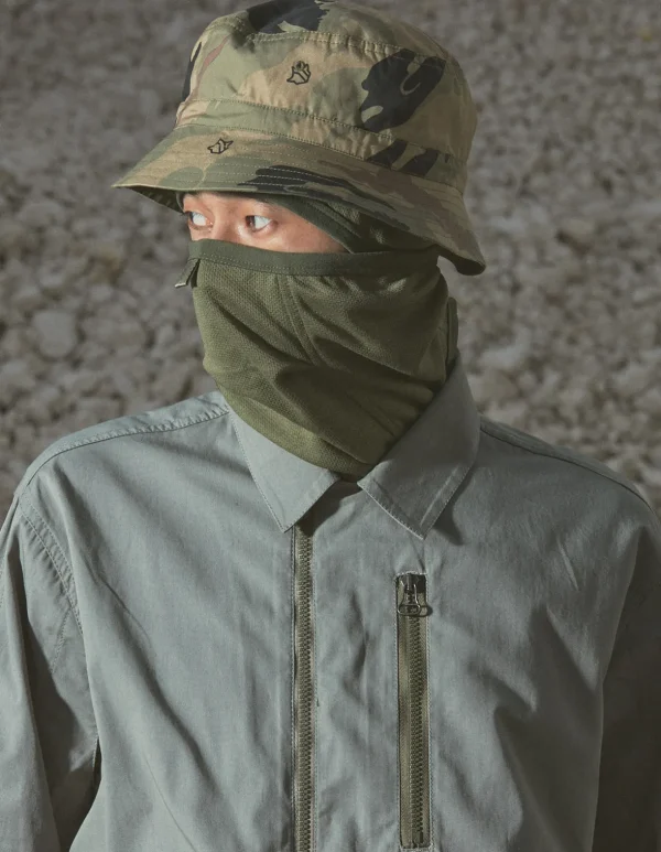 Maharishi Shirts*4235 Cordura® Nyco® Tech Travel Shirt Sage