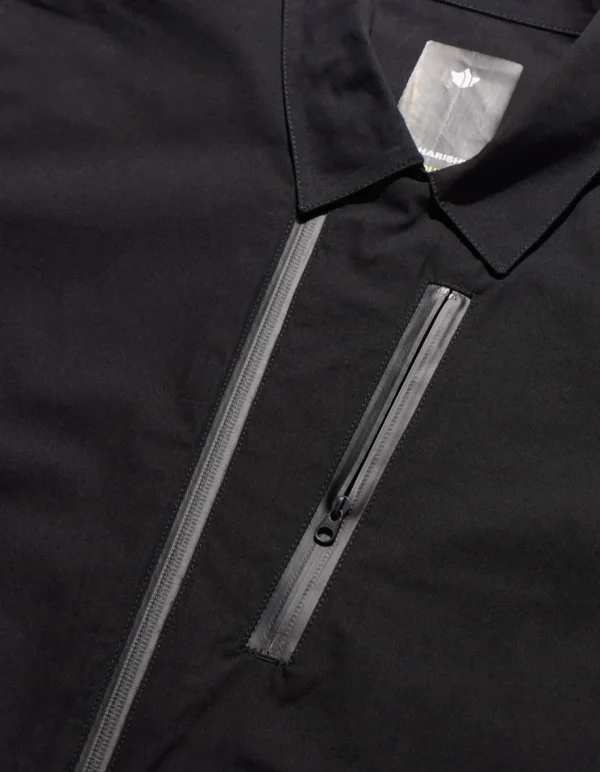 Maharishi Shirts*4235 Cordura® Nyco® Tech Travel Shirt Black