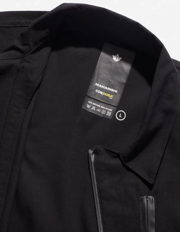 Maharishi Shirts*4235 Cordura® Nyco® Tech Travel Shirt Black