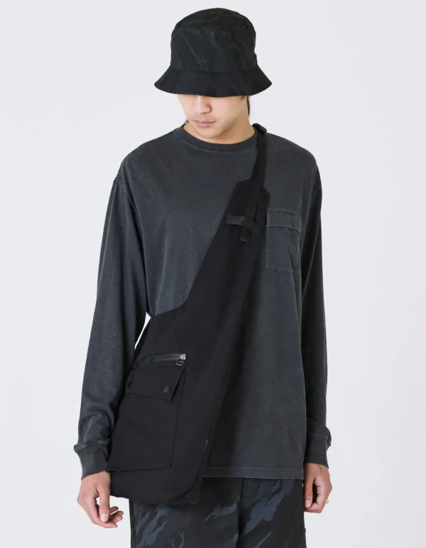 Maharishi Bags*4272 Cordura Nyco® Wr Sling Bag Black