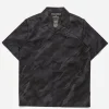 Maharishi Shirts*4312 Dpm:Bonsai Forest Camp Collar Shirt Subdued Night