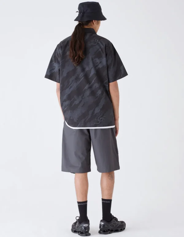 Maharishi Shirts*4312 Dpm:Bonsai Forest Camp Collar Shirt Subdued Night