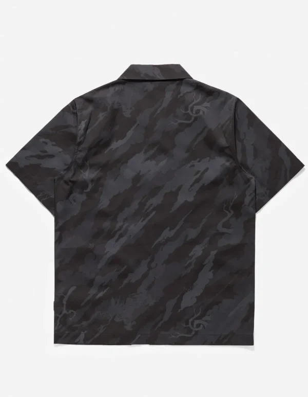 Maharishi Shirts*4312 Dpm:Bonsai Forest Camp Collar Shirt Subdued Night