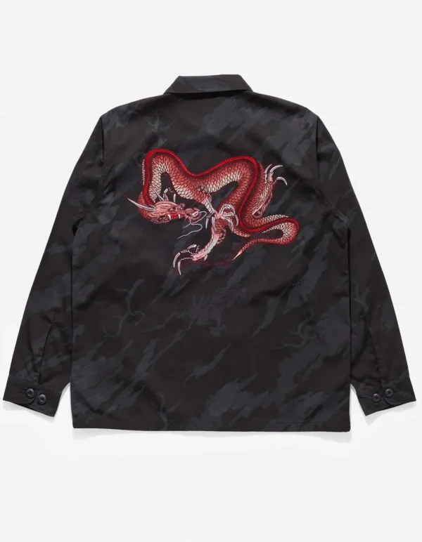 Maharishi Shirts*4308 Dpm:Bonsai Forest Cloud Dragon Utility Shirt Subdued Night