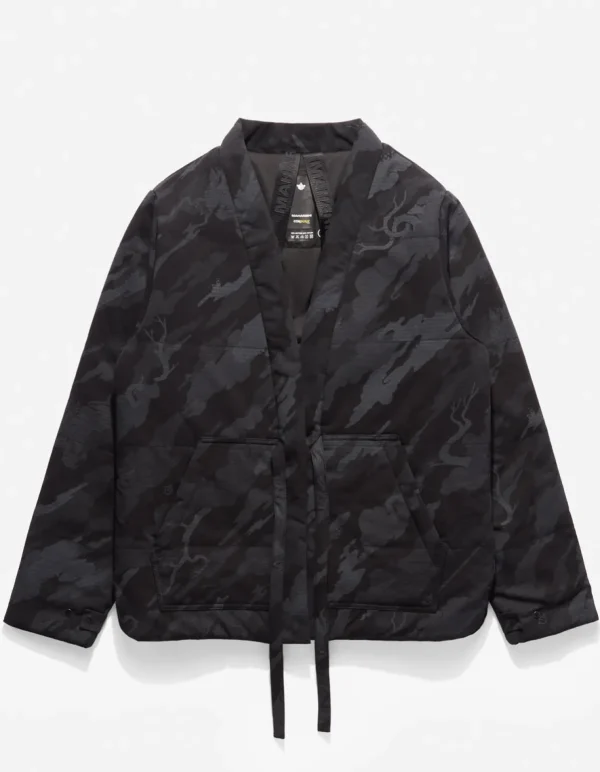 Maharishi Kimonos*4257 Dpm:Bonsai Forest Cordura® Wr Padded Hanten Subdued Night
