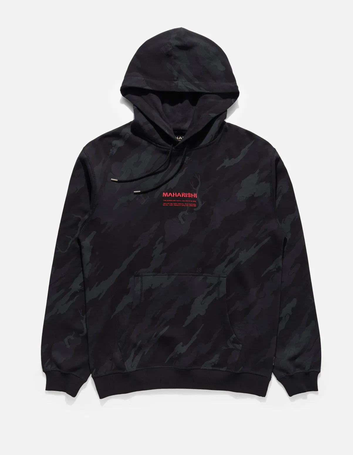 Maharishi Hooded Sweats*4597 Dpm:Bonsai Forest Miltype Embroidered Hooded Sweat Subdued Night