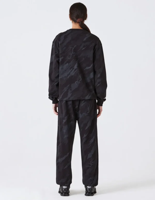 Maharishi Crew Sweats*4598 Dpm:Bonsai Forest Miltype Embroidered Crew Sweat Subdued Night