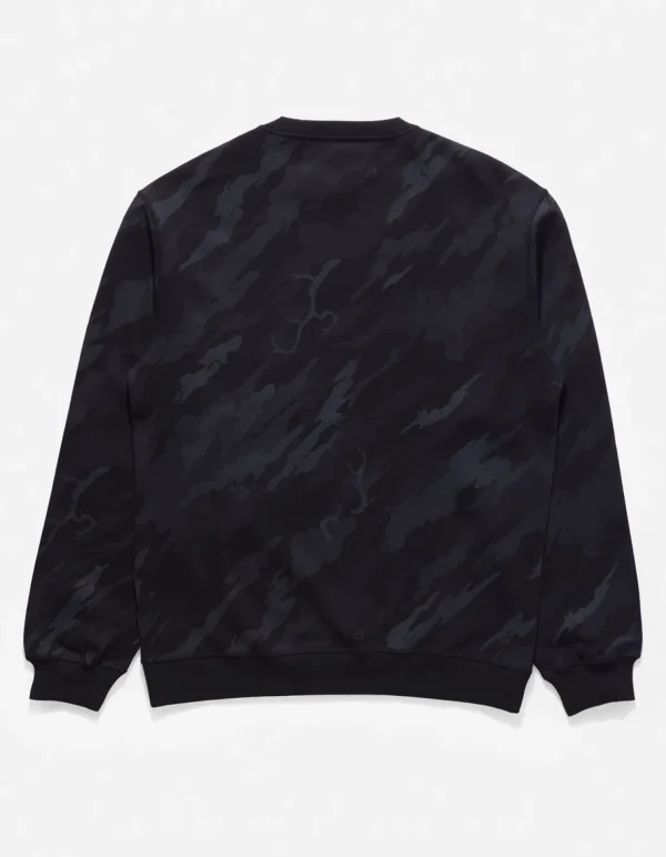 Maharishi Crew Sweats*4598 Dpm:Bonsai Forest Miltype Embroidered Crew Sweat Subdued Night