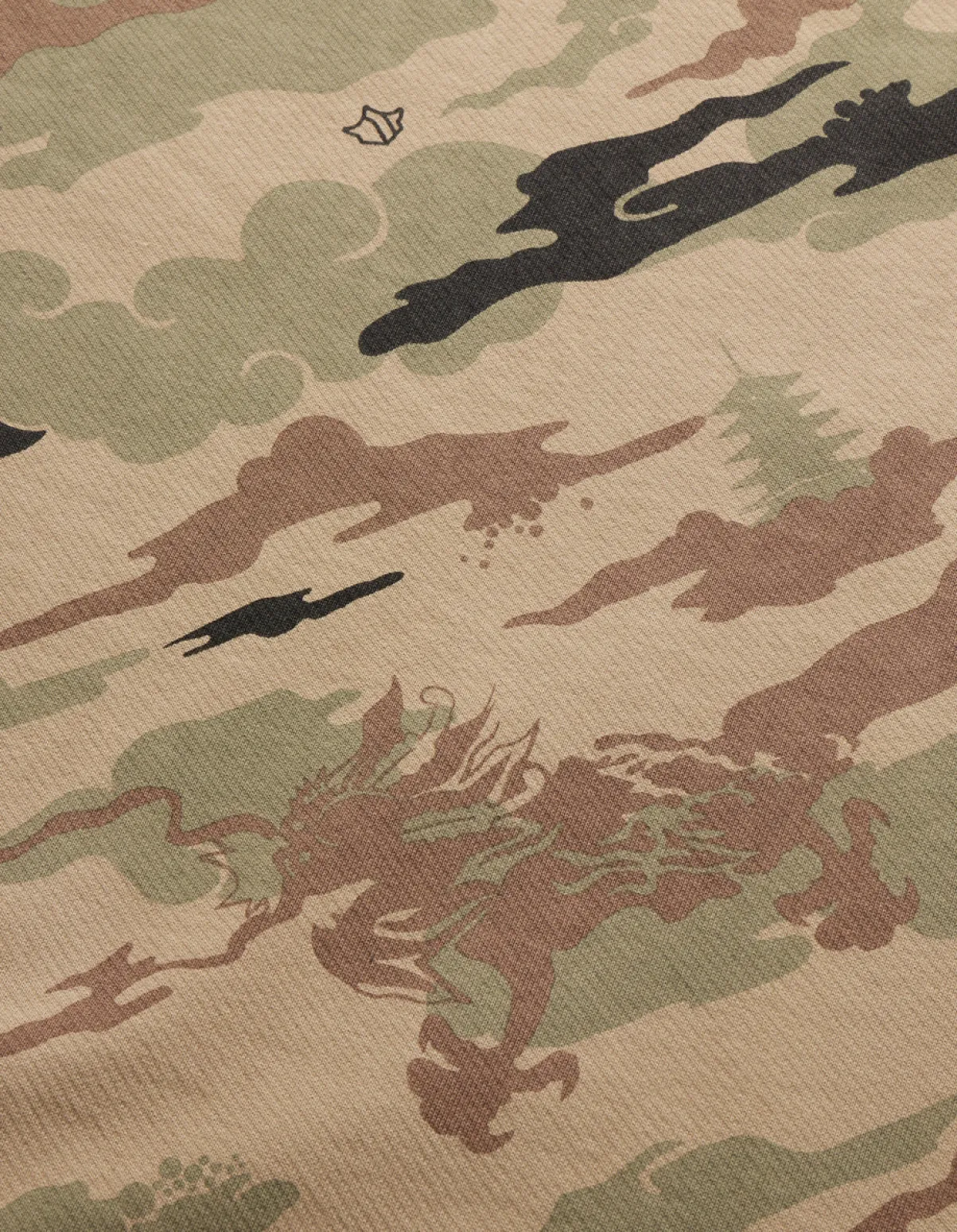 Maharishi Crew Sweats*4598 Dpm:Bonsai Forest Miltype Embroidered Crew Sweat Woodland