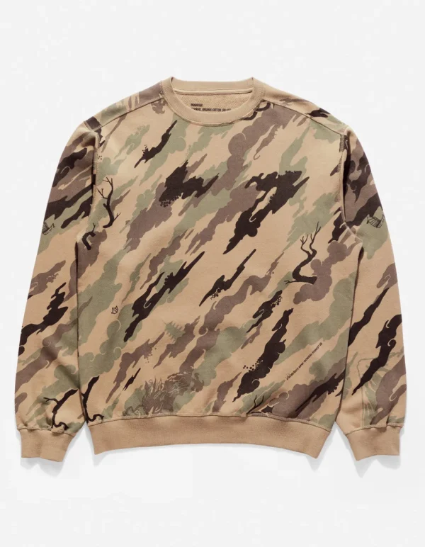 Maharishi Crew Sweats*4320 Dpm:Bonsai Forest Organic Crew Sweat Woodland