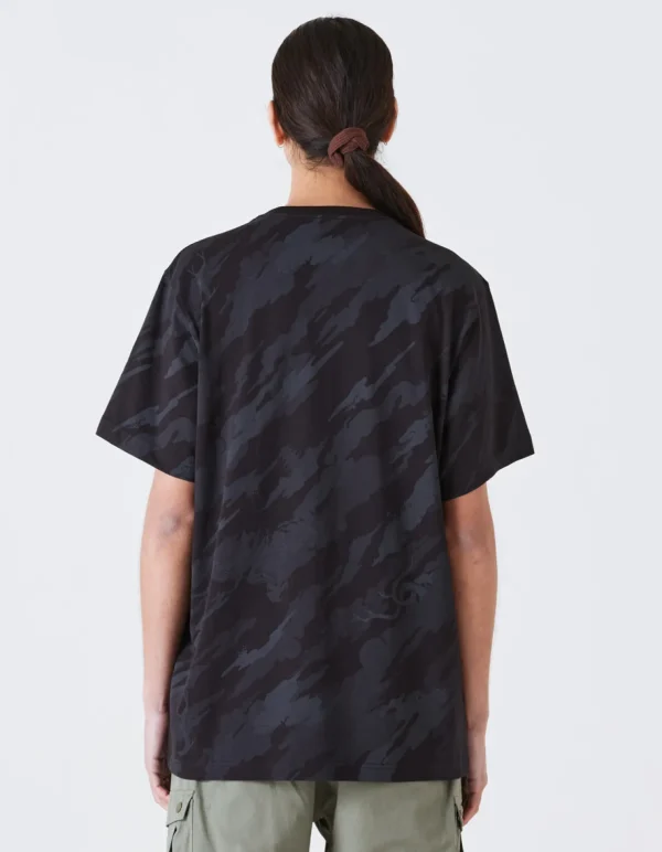 Maharishi Short Sleeve T-Shirts*4318 Dpm:Bonsai Forest Organic T-Shirt Subdued Night
