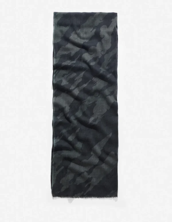 Maharishi Hats And Scarves*4324 Dpm:Bonsai Forest Pashmina Subdued Night