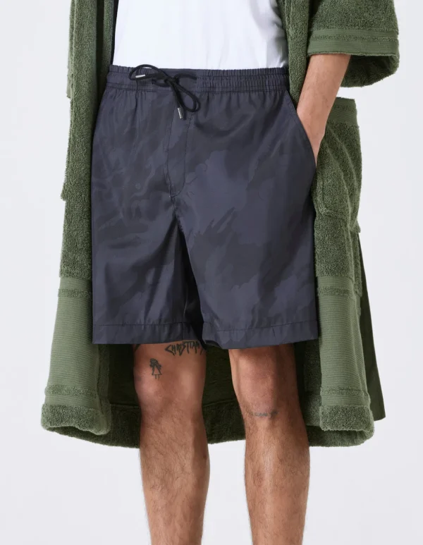 Maharishi Swim Shorts*1022 Dpm:Bonsai Forest Swim Shorts Subdued Night