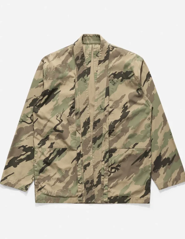 Maharishi Kimonos*4306 Dpm:Bonsai Forest Utility Kimono Overshirt Woodland