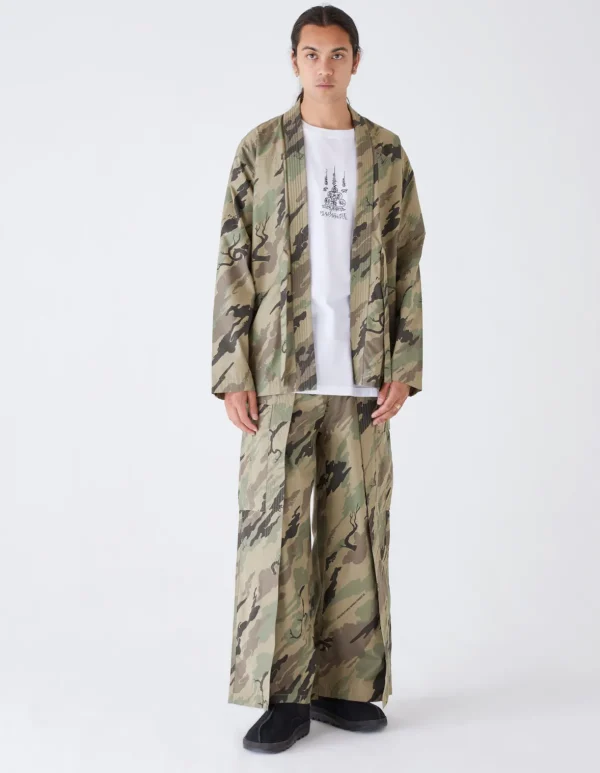 Maharishi Kimonos*4306 Dpm:Bonsai Forest Utility Kimono Overshirt Woodland