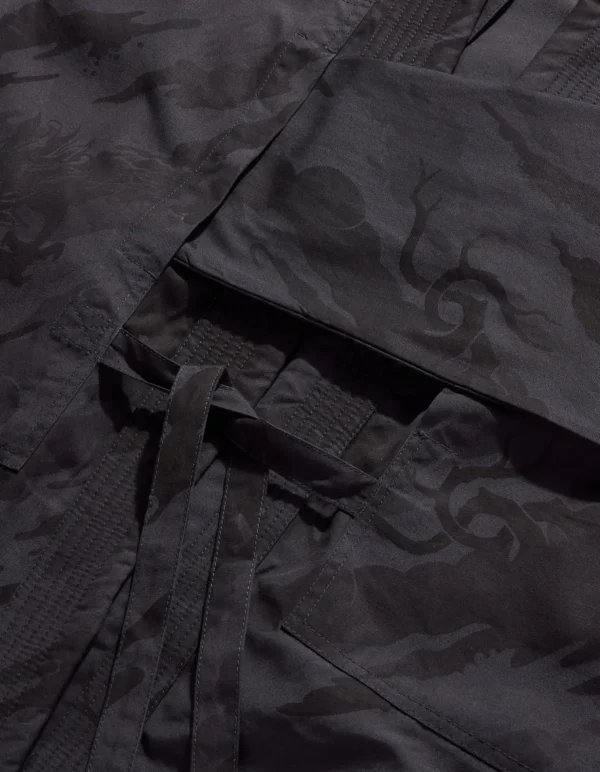 Maharishi Kimonos*4306 Dpm:Bonsai Forest Utility Kimono Overshirt Subdued Night